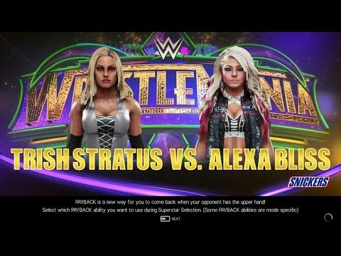 WWE 2K19: Alexa Bliss vs Trish Stratus
