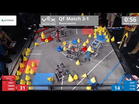2017 Wildstang VEX Competition Match QF 3 1