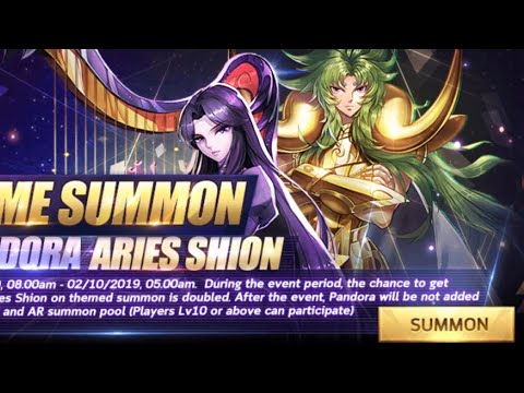 Saint Seiya Awakening I Gacha Pandora Auto Fate of Symphony