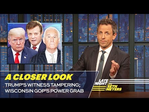 Trump's Witness Tampering; Wisconsin GOP's Power Grab: A Closer Look