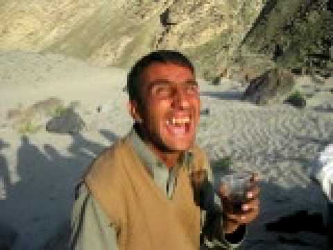 Abbas Anand Cricket Commentary/ Blind singer from Baltistan.AVI