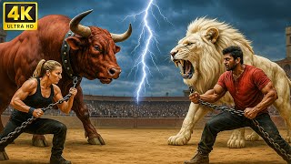 Download lagu 🦁 Raja Singa vs Banteng Marah Pertarungan Sampai Mati | Pertempuran Hewan Liar Paling Brutal yang Pernah Terekam Kamera mp3