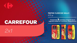 Carrefour 2x1 pastas anuncio