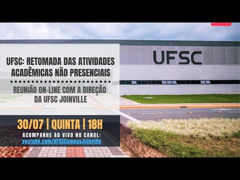 UFSC: Retomada da atividades acadêmicas não presenciais