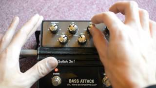 Video thumbnail for HARTKE - BASS ATTACK Preamp and EQ test by ANTENNA565