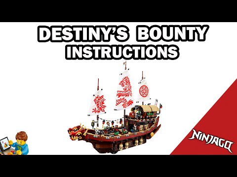 LEGO INSTRUCTIONS - Destiny's Bounty - NINJAGO - LEGO Set 70618