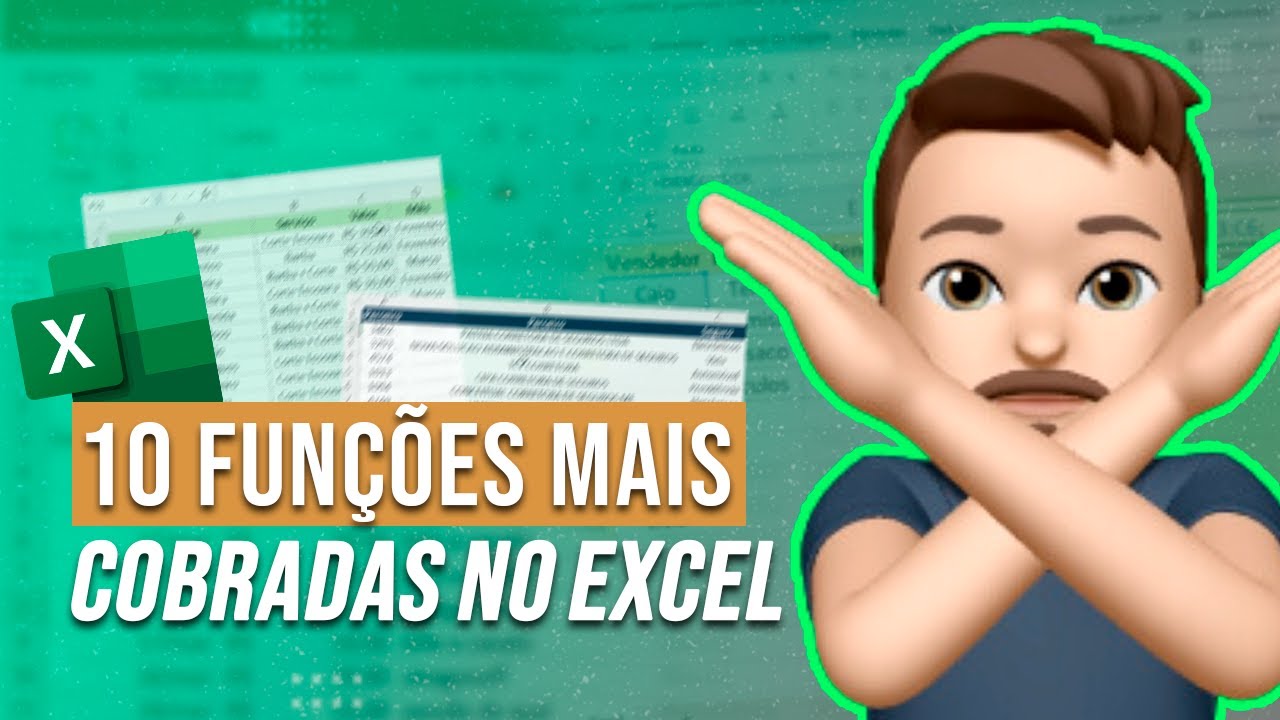 10 funções mais cobradas no Excel | Exemplos Práticos