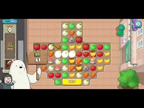 We Bare Bears Match3 Repairs Level 695 - No Boosters