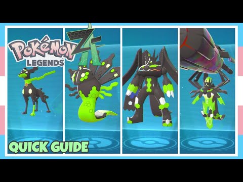 How To Change Zygarde 10% Form To 50% To Complete Form Mega Evolution Using Zygarde Cube In ZA