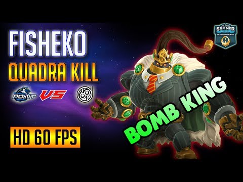 FISHEKO Bomb King POV HD 60 FPS | District 69 vs Flash Point | EU Week 4 Paladins Summer Premier