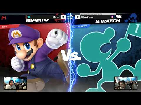 Sink or Swim 148 Losers Semi-Finals - Skylar (Game&Watch) vs SilentRain (Mario)