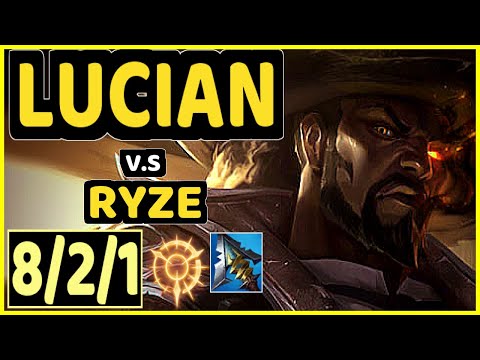 SERTUSS (LUCIAN) vs RYZE - 8/2/1 KDA MID CHALLENGER GAMEPLAY - EUW