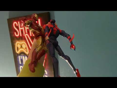 My stop motion spider man 2099 VS Iron Man