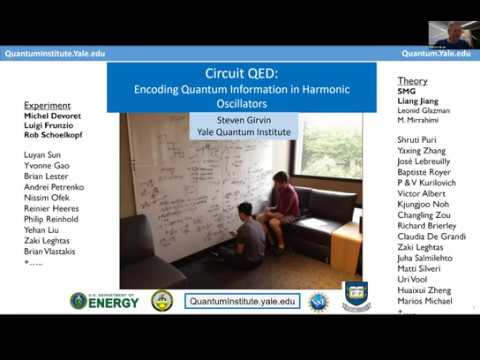 Steven Girvin (Yale): Circuit QED theory & exp, Encoding quantum information in harmonic oscillators