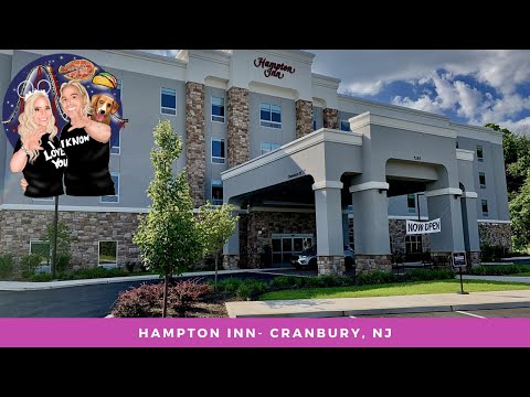 Hotel Near Six Flags Great Adventure, Hampton Inn NJ - Grounds and Room Tour August 2020