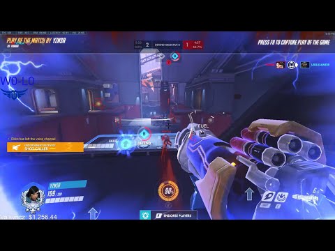POTG! YZNSA INSANE NANO PHARAH GAMEPLAY OVERWATCH SEASON 26 TOP 500