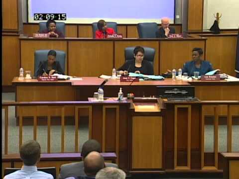 Richmond City Council Formal Meeting, Richmond, VA U.S.A 2 9 2015