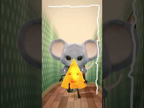 SAY CHEESE!!🧀🐭Adley, Niko, & Navey are being chased by a giant Mouse! Phone filter fun!! #Shorts