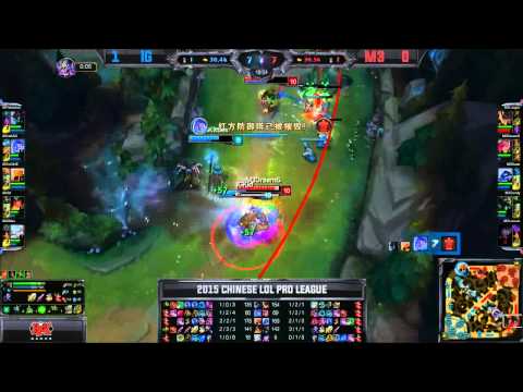 [Highlights] Master3 vs Invictus Gaming Game 2 LPL Spring 2015 W5D1  M3 vs IG