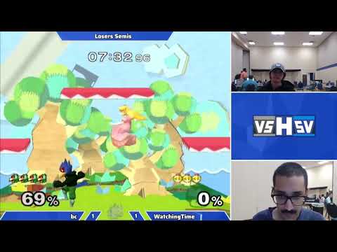 vsHsv Sep 23 - bc (Falco) vs WatchingTime (Peach) - SSBM