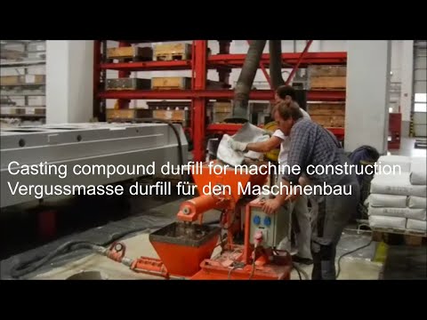 Vergussbeton durfill für den Maschinenbau