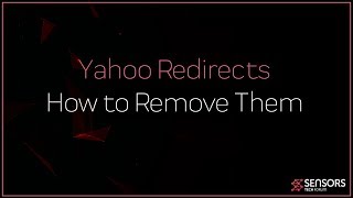 Yahoo Redirect Virus - How to Remove It