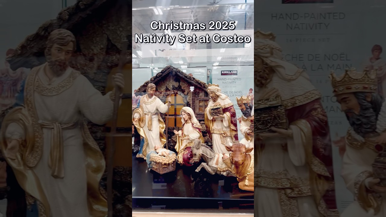 Christmas 2025 Costco Nativity Set #costcofinds #nativity #costco
