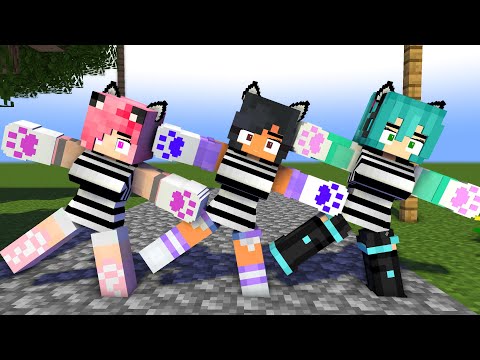 first meet gomy gomy new friend miku and aphmau boy friends crew - minecraft animation #shorts