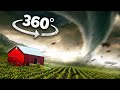 VR 360 TORNADO AND STORM SURVIVAL Natural Disaster Up Close 360 Video