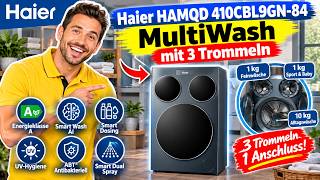 🟢🟢🟢 Haier HAMQD 410CBL9GN-84 MultiWash mit 3 Trommeln Waschmaschine