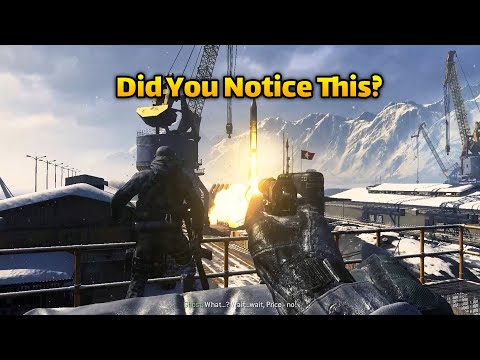 Captain Price inadvertently did this... | The effect of launching EMP in MW2 OG