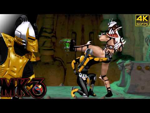 Mortal Kombat 3 - Cyrax (Arcade / 1995) 4K 60FPS