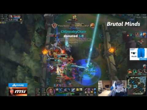C9 Sneaky - Lucian PENTAKILL - Patch 6.13 Ranked