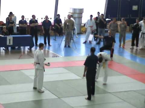 Coupe de France Kyokushinkai 2009 - Alexis Warth - Cadet -60kg 2e Combat