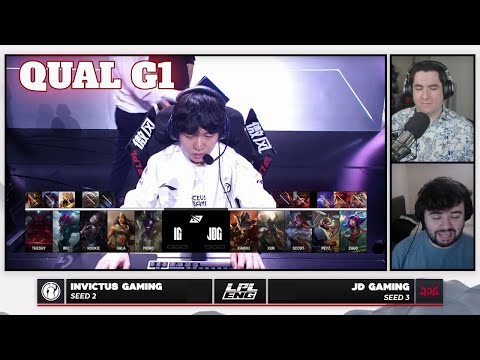 IG vs JDG - Game 1 | LPL Worlds 2025 Regional Qualifier | Invictus Gaming vs JD Gaming G1 full