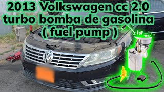 2012-2017 Volkswagen cc 2.0, VW passat como cambiar la bomba de gasolina ( how to replace fuel pump)