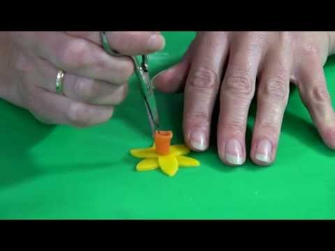 Marsepein bloem -- Narcis maken