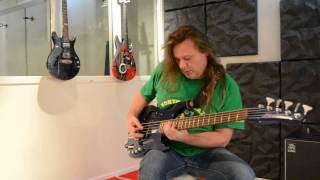 Video thumbnail for Barend Courbois introduces the Aristides 050 bass guitar to Lords of Metal by Horst V.