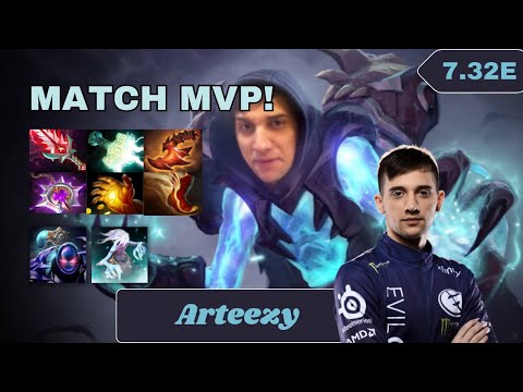 Arteezy Arc Warden Safelane Carry MATCH MVP! Gameplay Patch 7.32e - Dota 2 Full Match Gampelay
