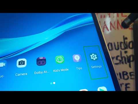 How to turn off voice talkback in Lenovo Smart Tab M8 | turn off voice on tablet Remove green square