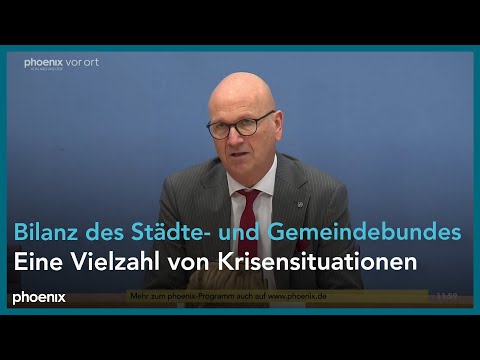 Rückblick 2023 / Ausblick 2024 des Deutschen Städte- und Gemeindebundes am 03.01.24