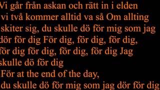 Danny Saucedo - Dö för dig Lyrics