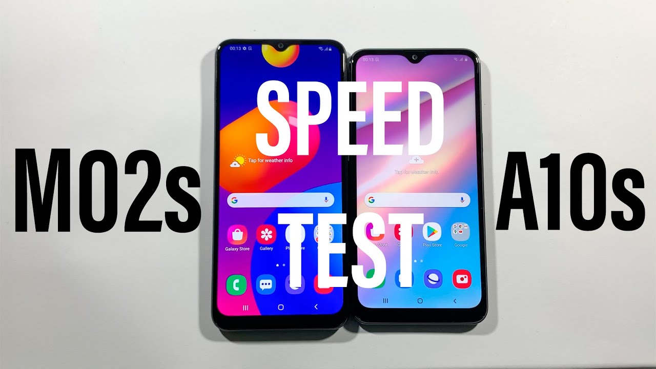 Samsung M02s vs Samsung A10s Comparison Speed Test
