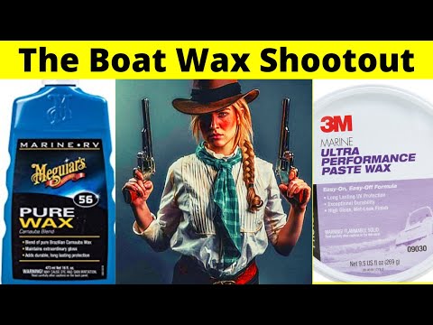 Meguiars Pure Wax 56 & 3M Ultra Performance Paste Wax - BOAT WAX REVIEW!
