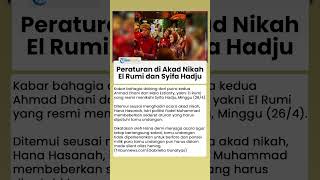 Sederet Aturan yang Harus Dipatuhi Tamu Undangan di Acara Akad Nikah El Rumi dan Syifa Hadju