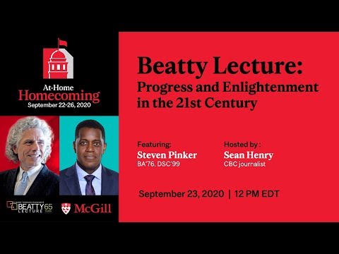 2020 Beatty Lecture - Steven Pinker