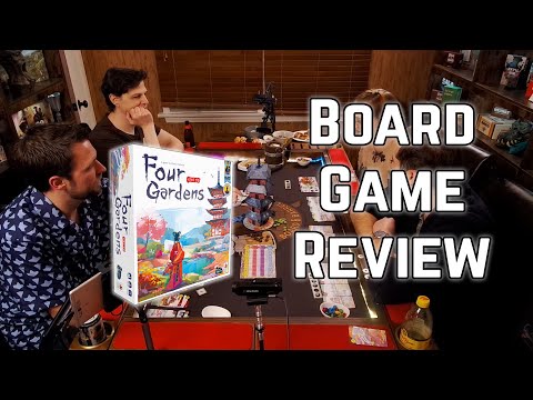 Board Game Review - Four Gardens by Arcane Wonders - First Play Thoughts