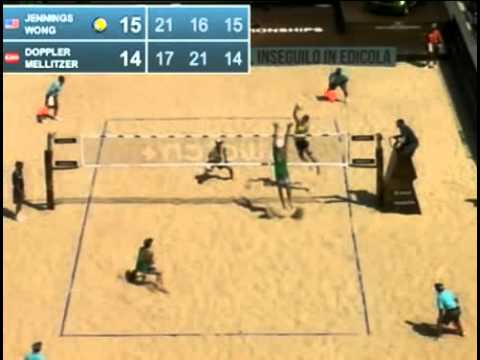 Doppler/Mellitzer Runde 1, Matchbälle, WM Rom 2011