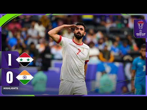#AsianCup2023 | Group B : Syria 1- 0 India