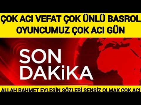 Breaking news!!! A Very Tragic Passing Away!! A Very Tragic Day for Our Very Famous Leading Actor!!